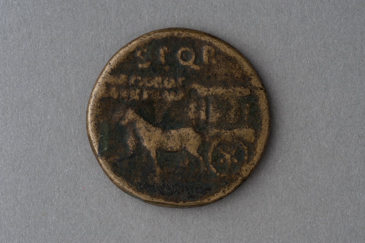 Sestercjusz z Agrypiny Major (brąz) autorstwa Roman