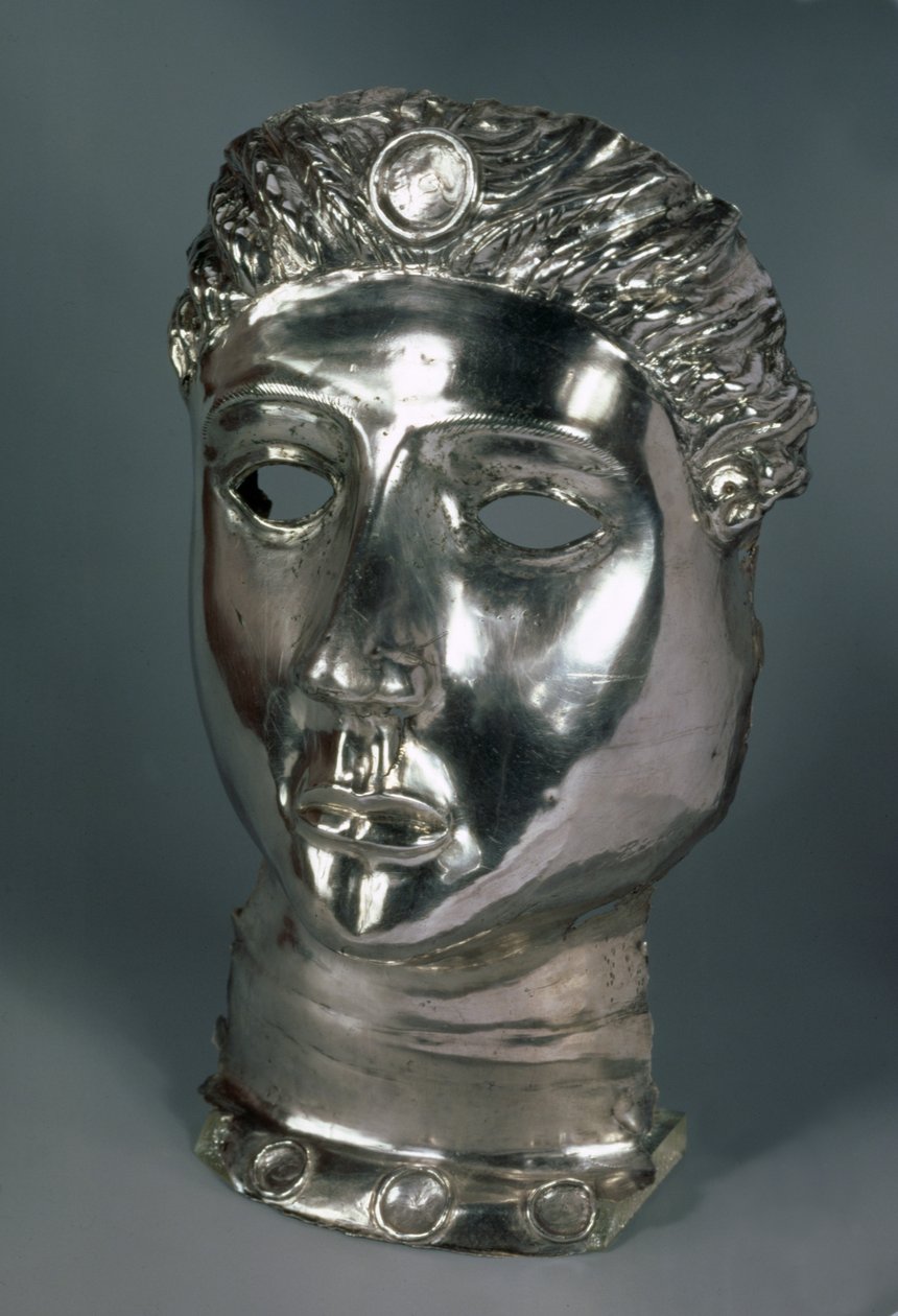 Maska srebrna, rzymska, 1. poł. III w. n.e. (srebrna) autorstwa Roman
