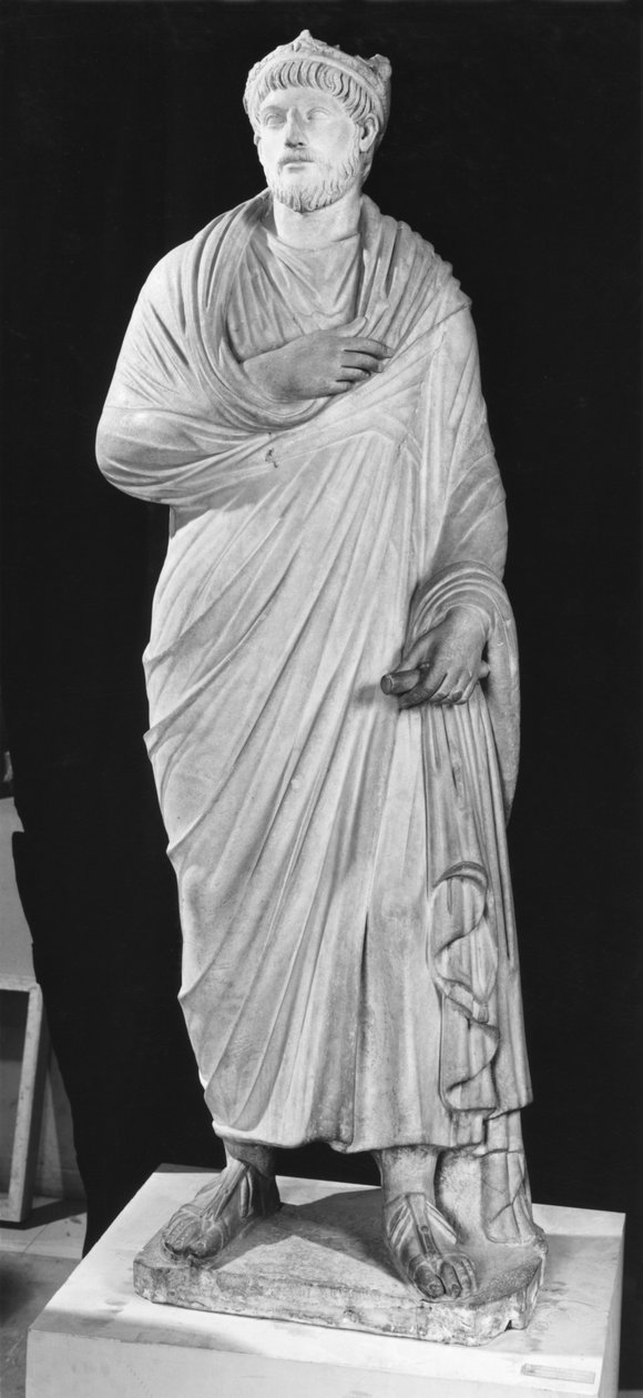 Posąg Juliana Apostaty (331-363) (marmur) autorstwa Roman