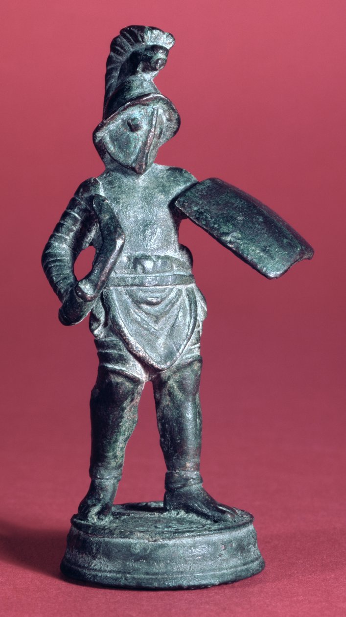 Statuetka Gladiatora (brąz) autorstwa Roman