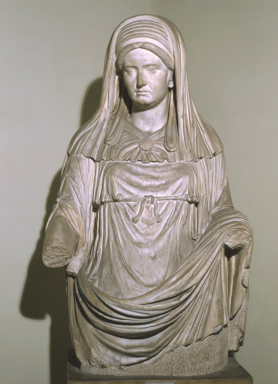 Vestale Massima (marmur) autorstwa Roman