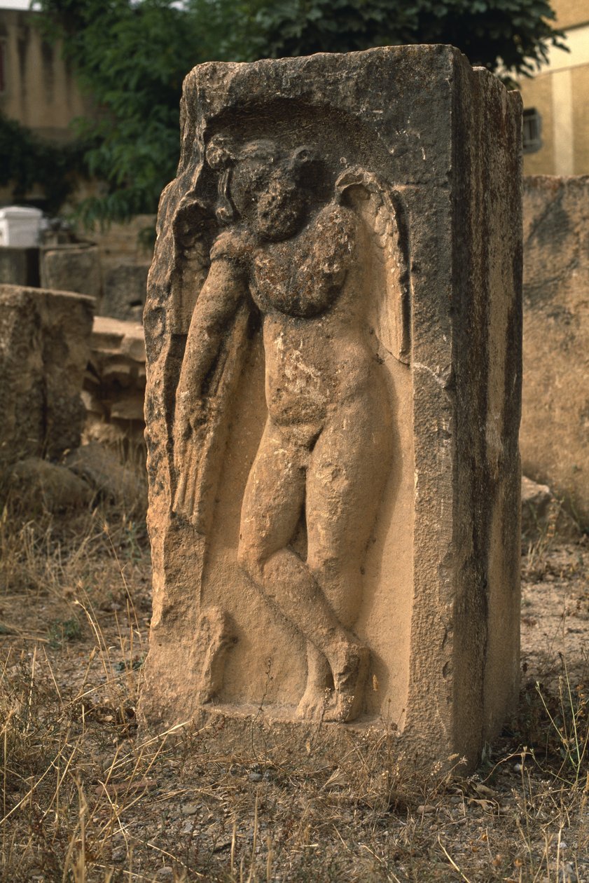 Stela ze skrzydlatą postacią autorstwa Roman Imperial Period