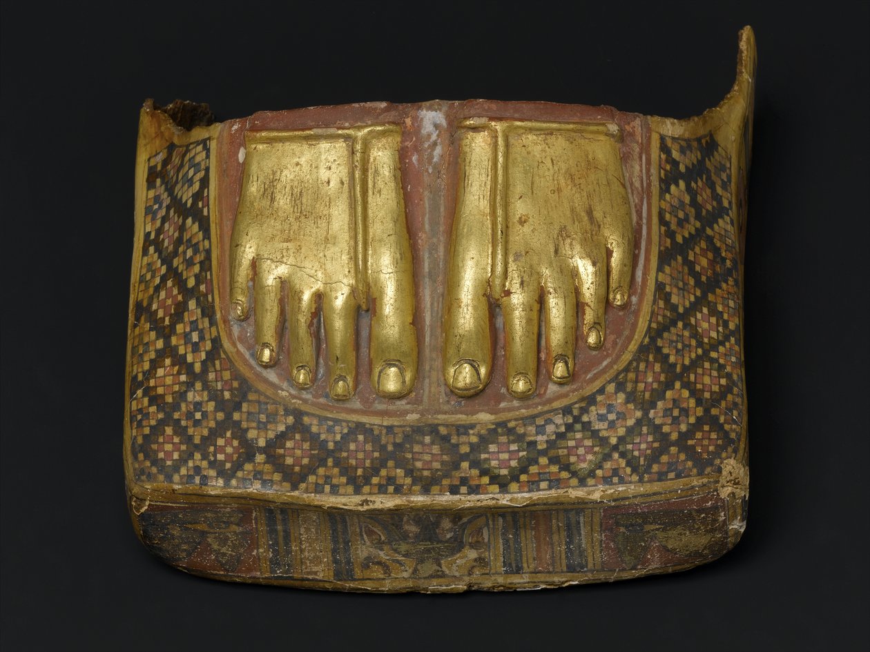 Walizka mumii (karton złocony i malowany) autorstwa Roman Period Egyptian