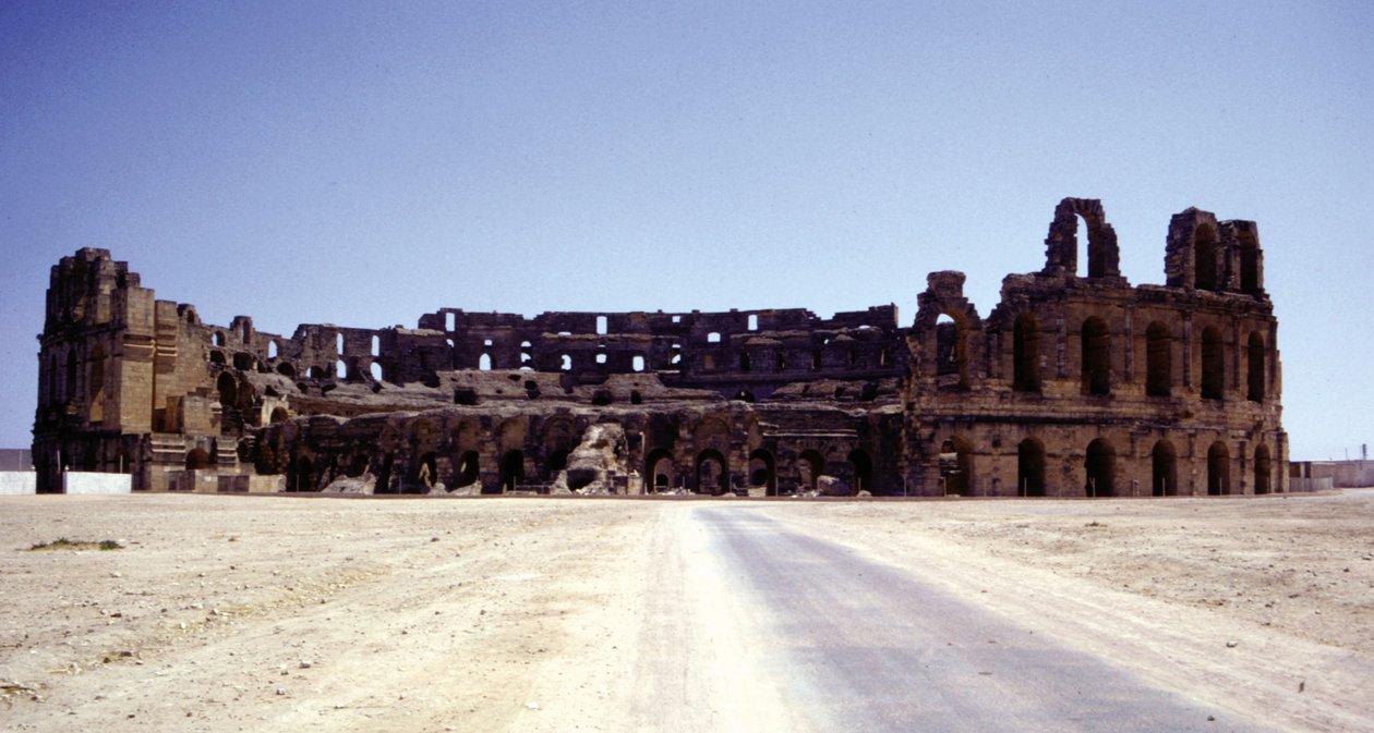 Amfiteatr El-Djem (Tunezja). autorstwa Roman