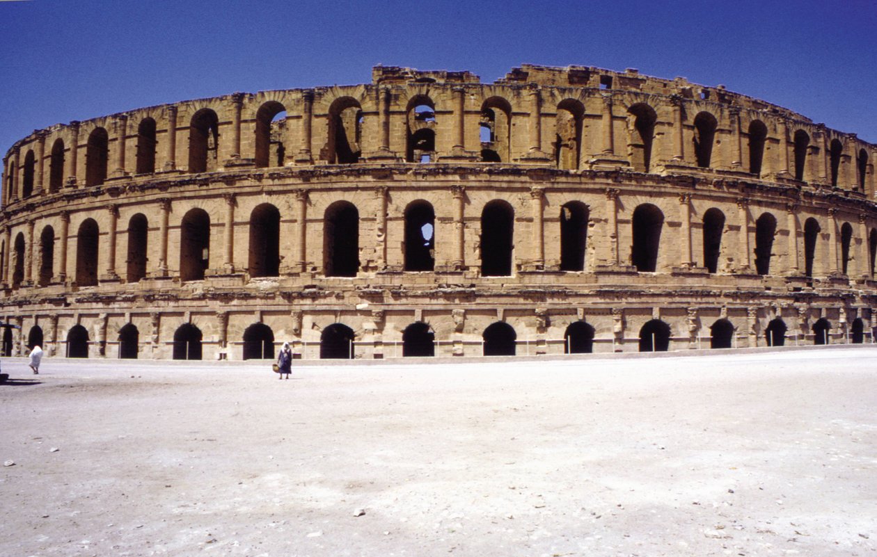 Amfiteatr El-Djem (Tunezja). autorstwa Roman