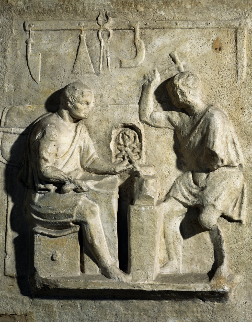 Kowale, płaskorzeźba, cywilizacja rzymska, II w. autorstwa Roman