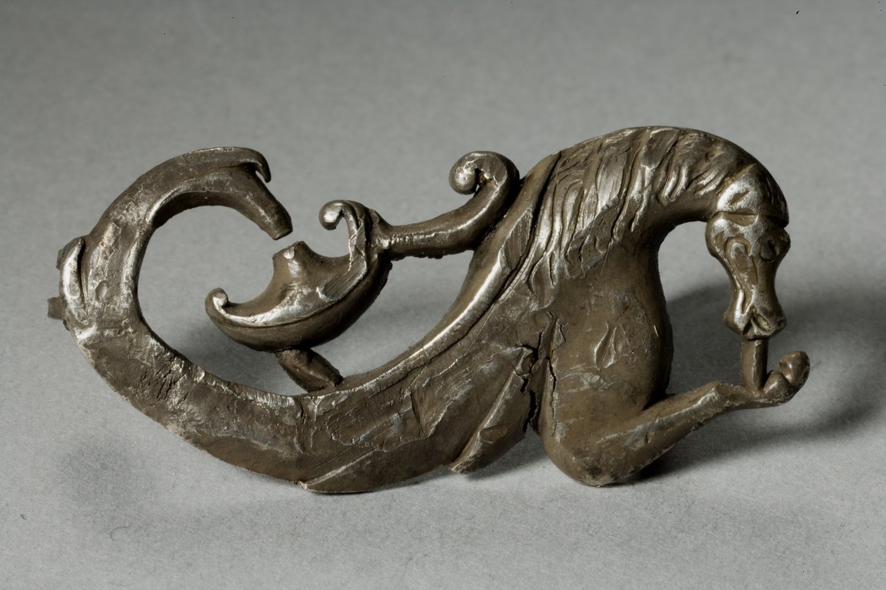 Fibula hipokampu (srebrny) autorstwa Roman