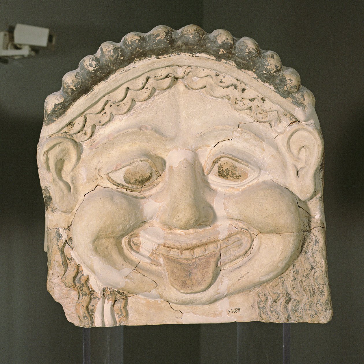 Głowa Gorgony (tynk) autorstwa Roman