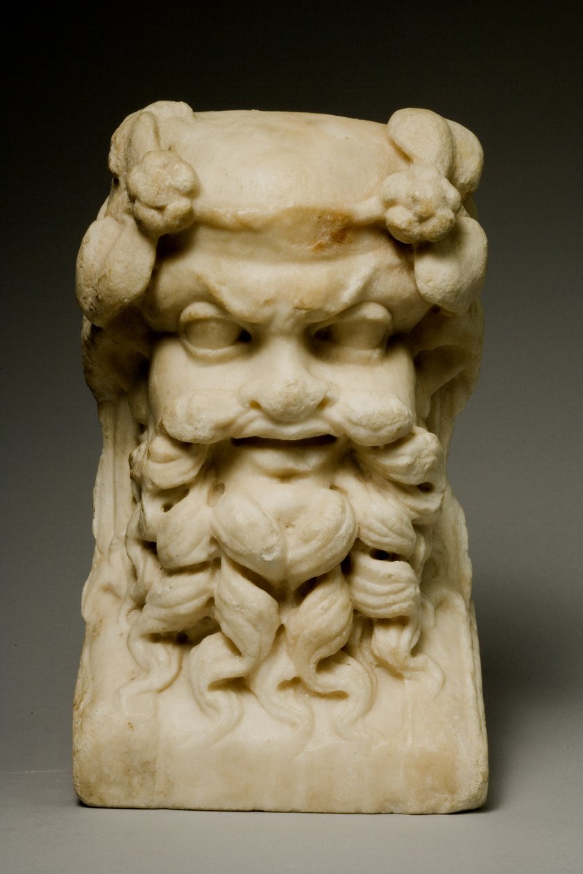 Głowa Hermy, I-II w. n.e. (marmur) autorstwa Roman