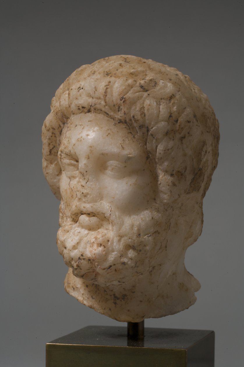 Głowa boga (marmur) autorstwa Roman