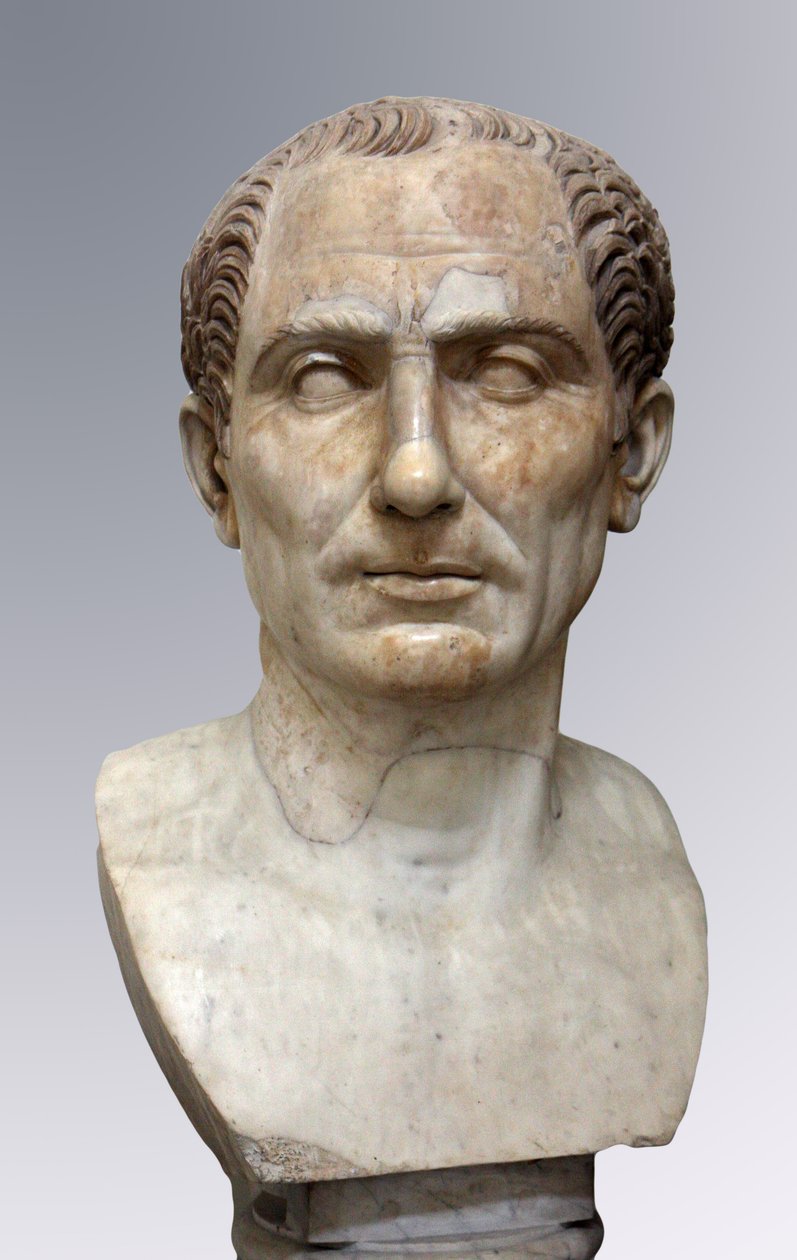 Juliusz Cezar (marmur) autorstwa Roman