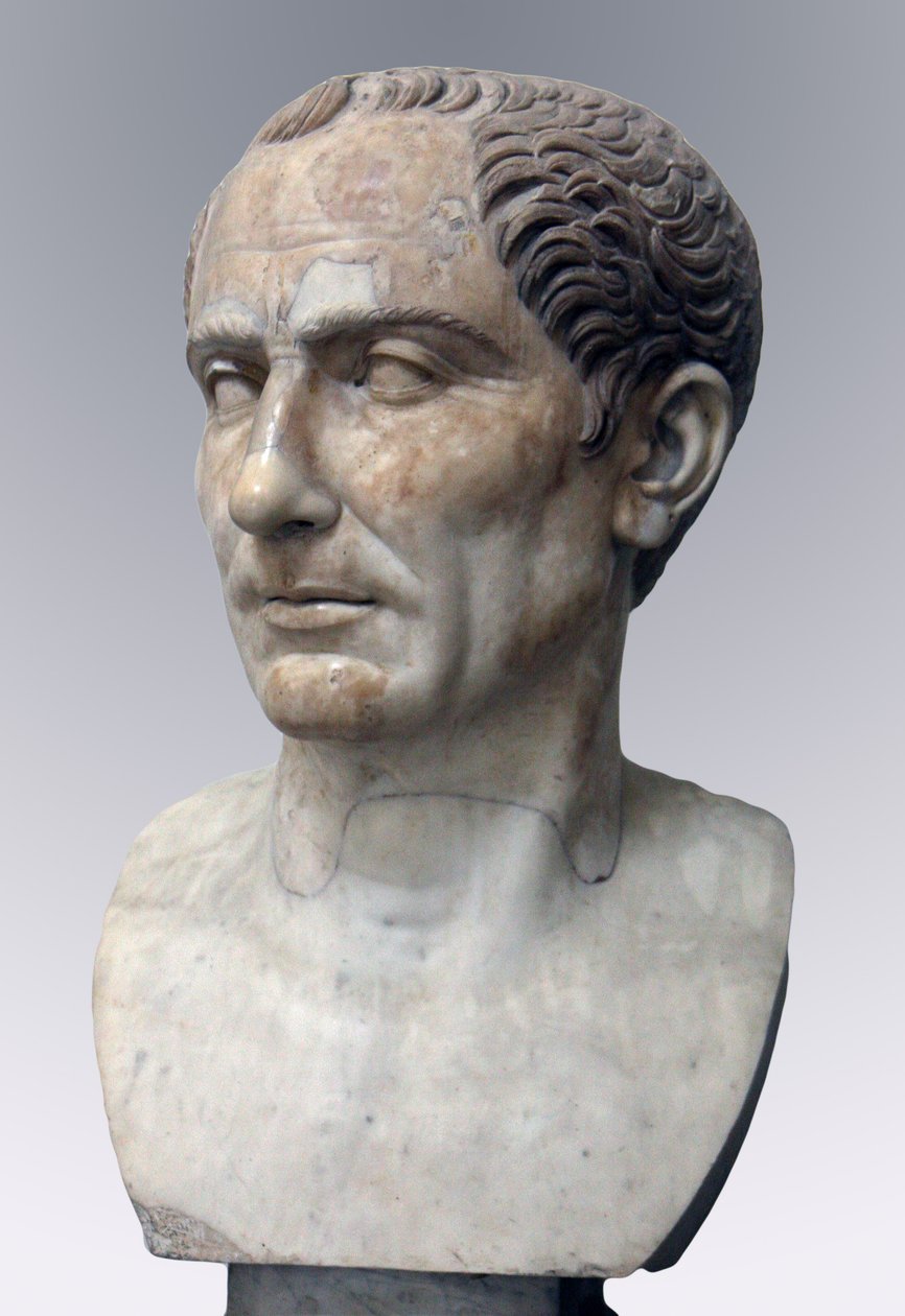 Juliusz Cezar (marmur) autorstwa Roman
