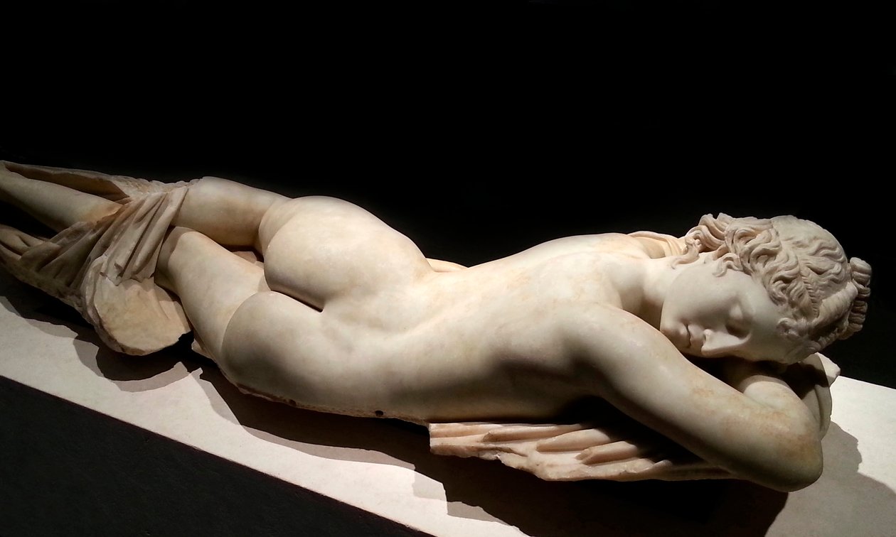 Śpiący Hermafrodyta: sztuka rzymska I wiek p.n.e. autorstwa Roman