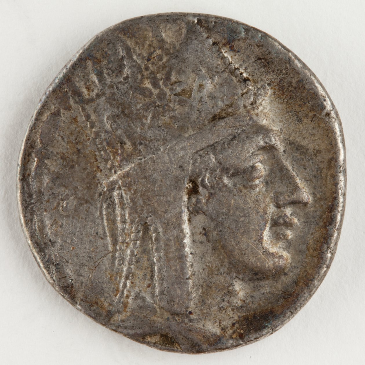 Tigranes II Armenii, 83-69 pne (srebro) autorstwa Roman
