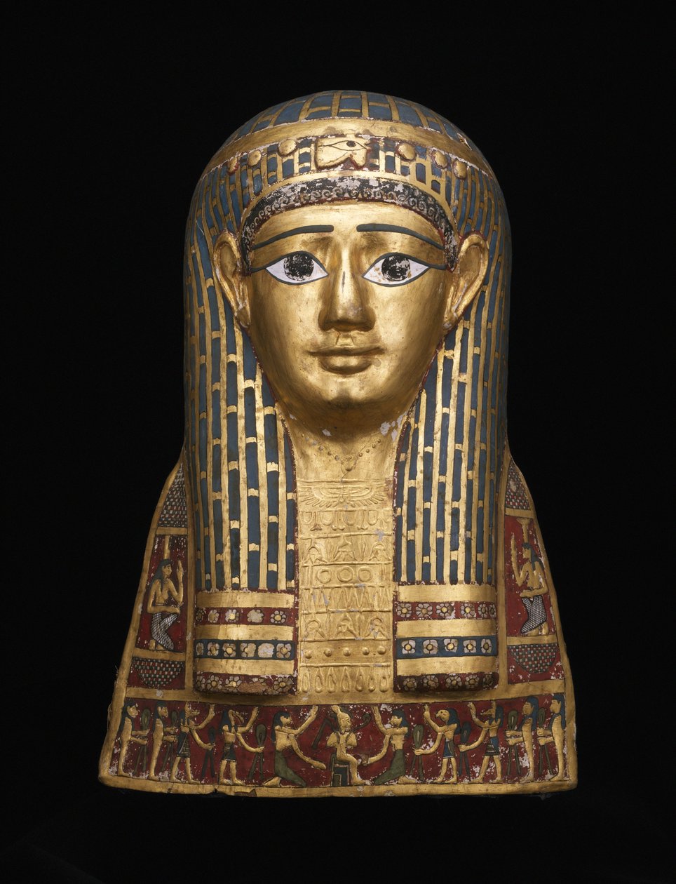 Nakrycie głowy mumii, I wiek p.n.e. autorstwa Roman Period Egyptian