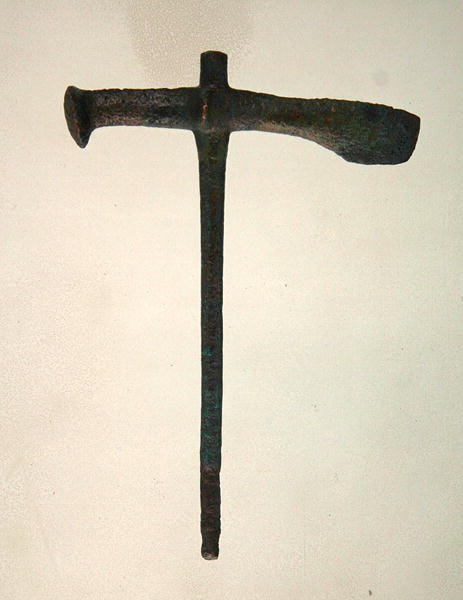 Topór znaleziony w Bebrze (miedź) autorstwa Roman Roman