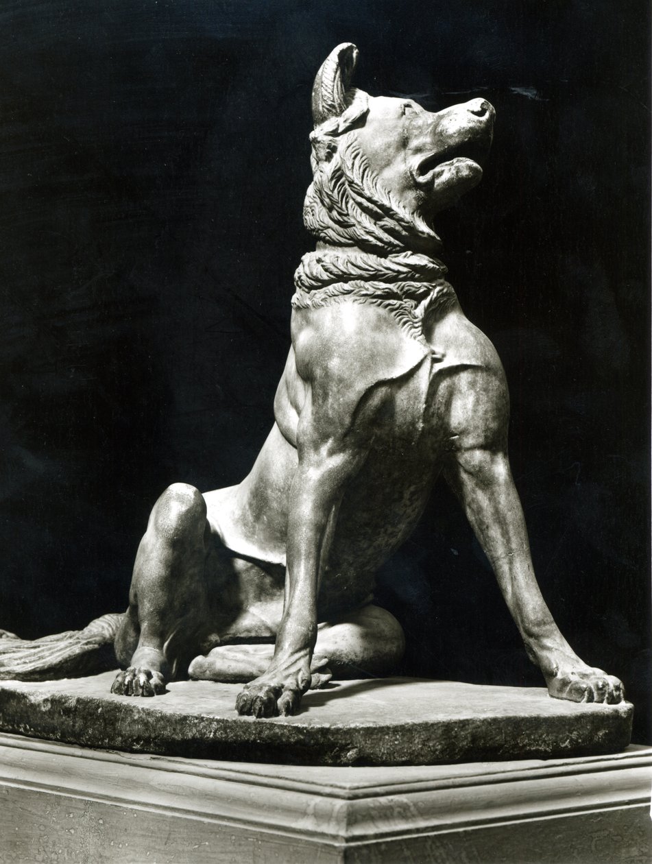 Pies Bullmastiff (marmur) autorstwa Roman Roman