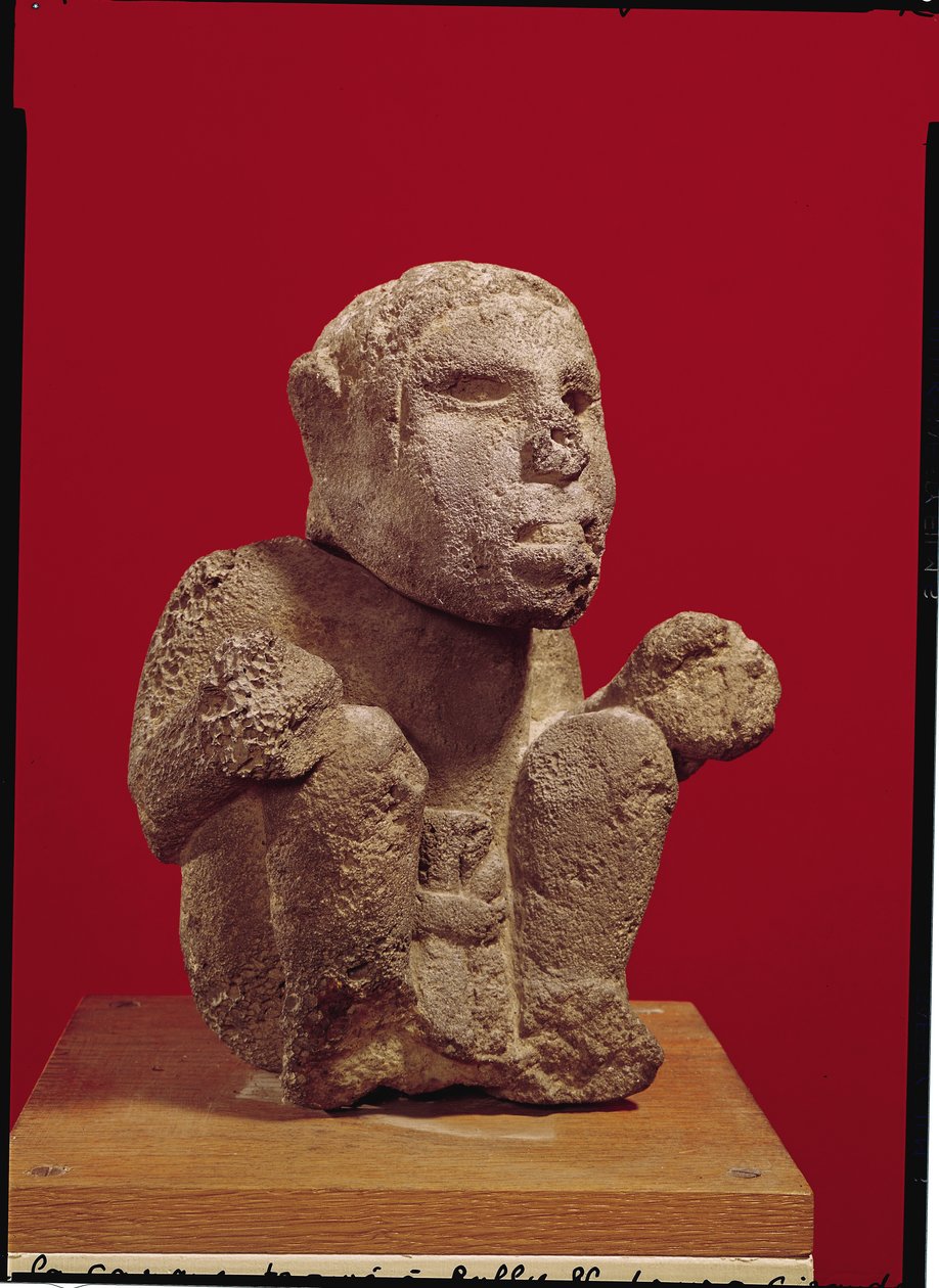 Zakuty Murzyn niewolnik (kamień) autorstwa Roman Roman