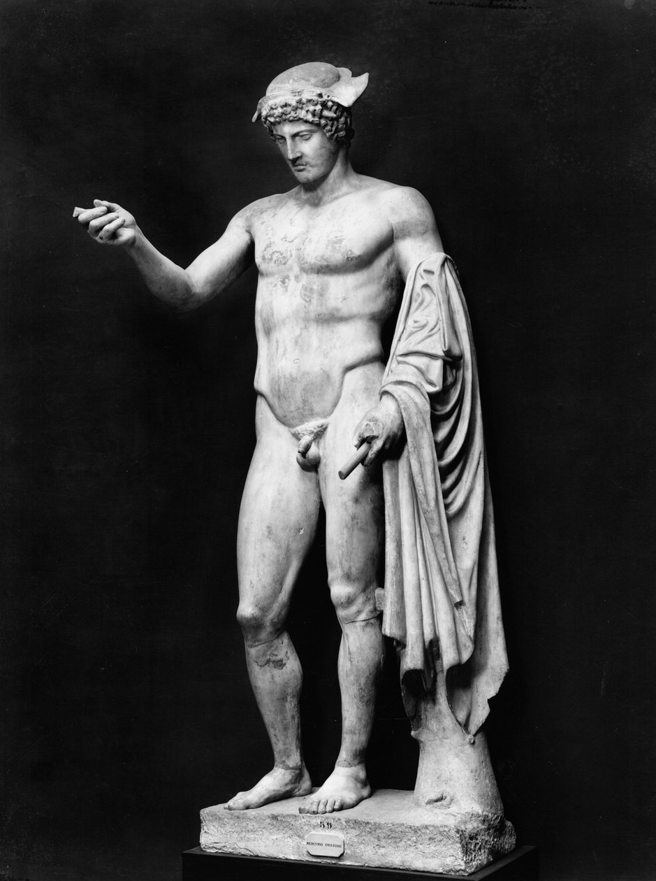 Hermes Longhios, z kolekcji Ludovisi autorstwa Roman Roman