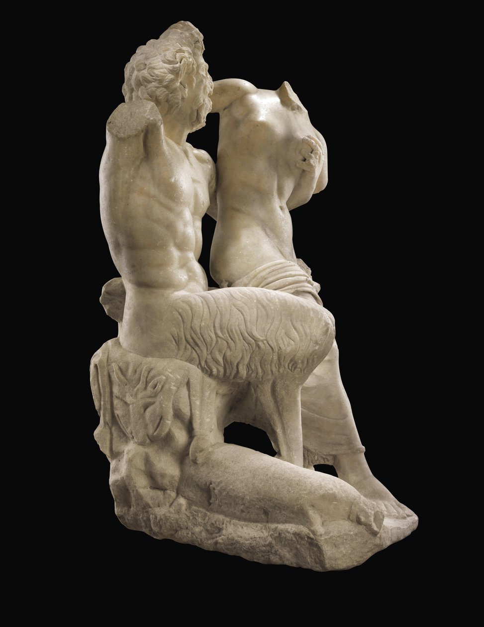Pan i Hermafrodyta, ok. I wne (marmur) autorstwa Roman Roman