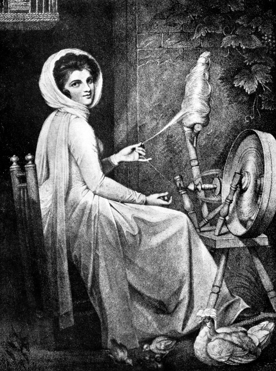 Lady Emma Hamilton 1765-1815, XIX wiek. autorstwa Romney