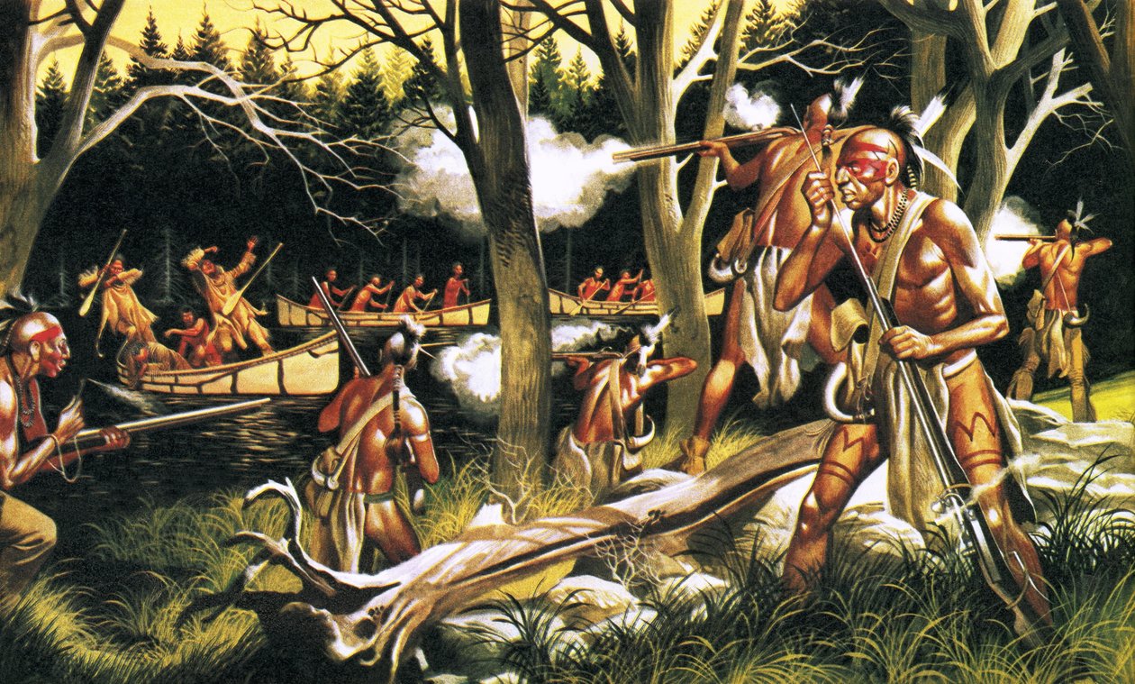 When the Red Man Rode: Huroni autorstwa Ron Embleton