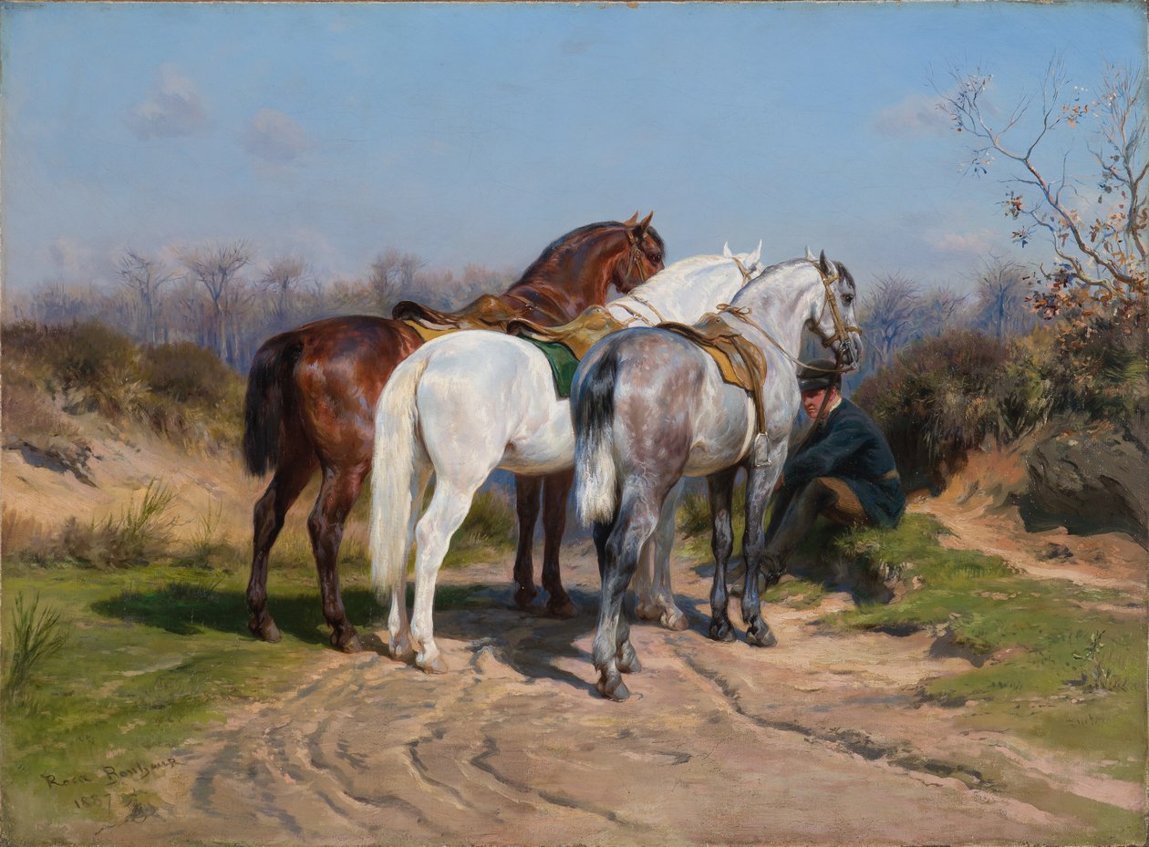 Sztafeta polowanie autorstwa Rosa Bonheur