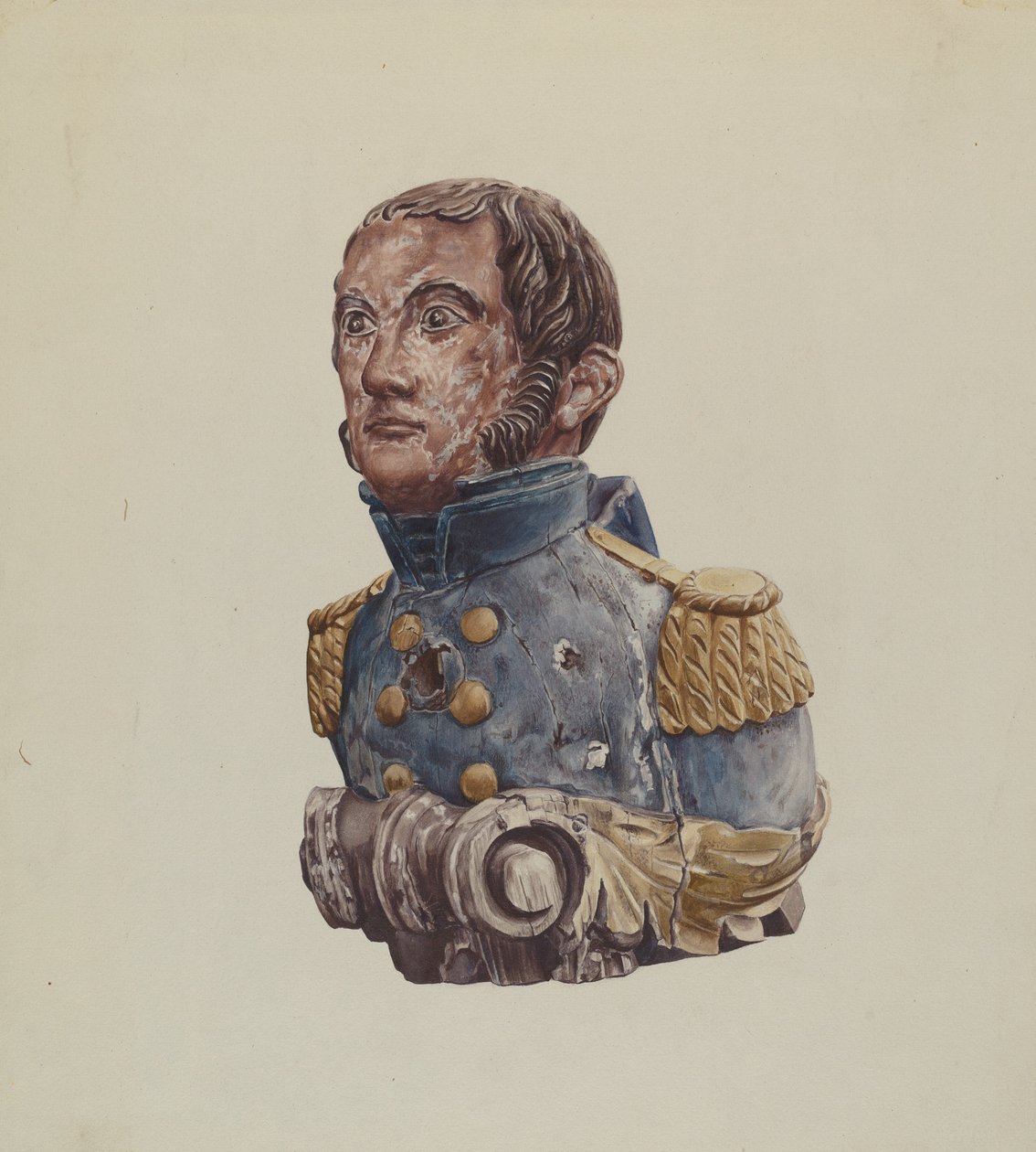 Figurant: Oficer marynarki autorstwa Rosamond P. Gray