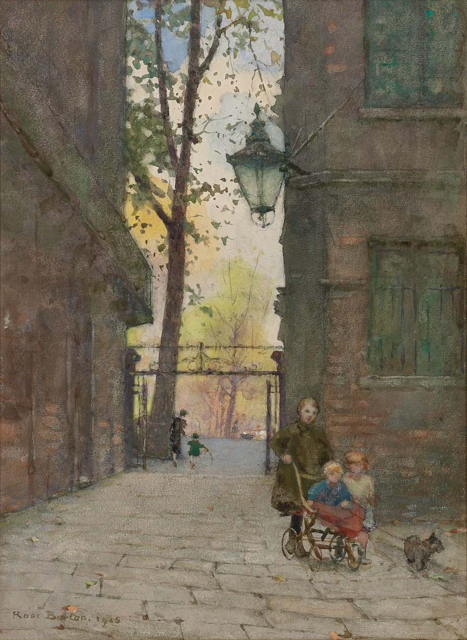 Parks Place, Knightsbridge, Londyn, 1916 autorstwa Rose Maynard Barton