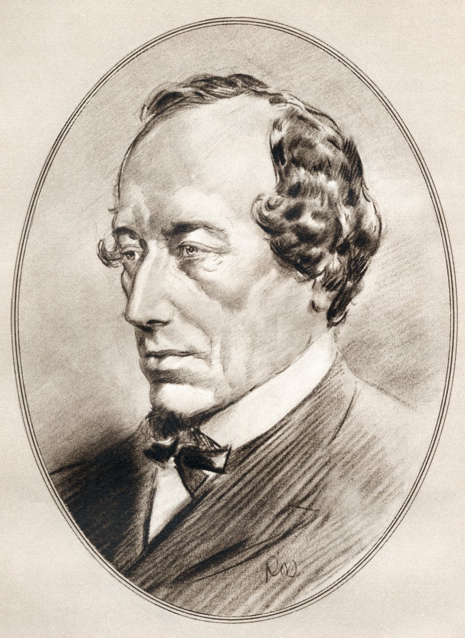 Benjamin Disraeli autorstwa Ross Gordon