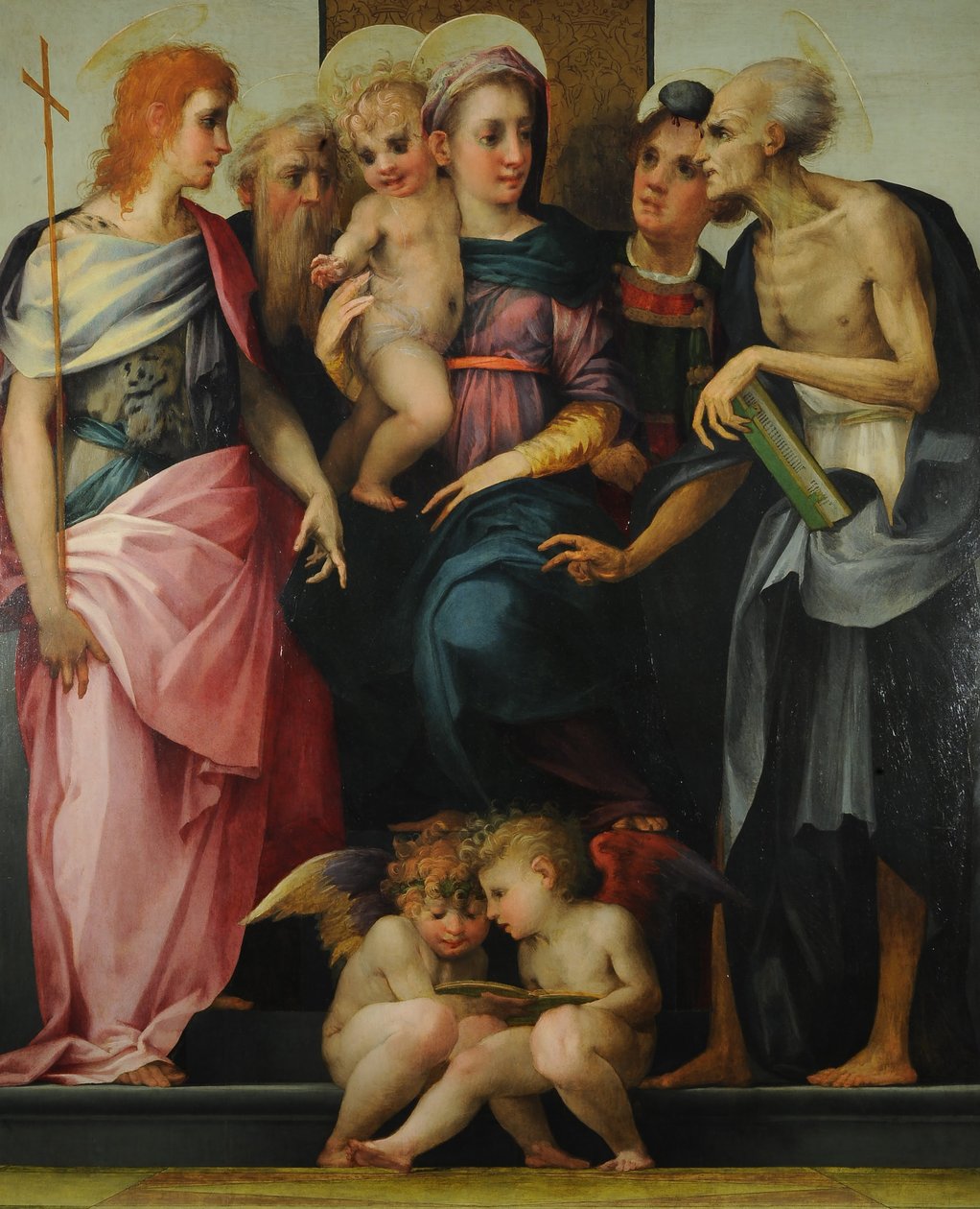 Anioł muzyk autorstwa Rosso Fiorentino