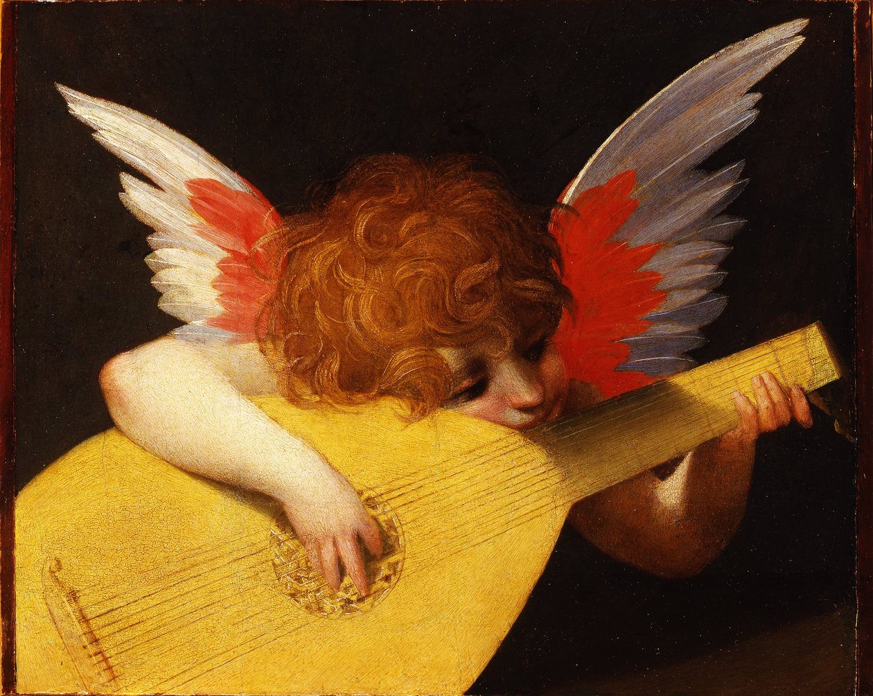 Muzyczny Anioł, 1521 autorstwa Rosso Fiorentino