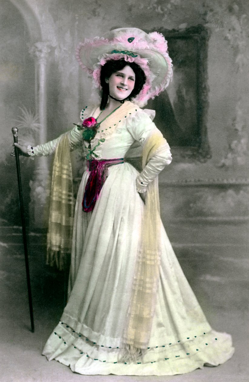 Zena Dare 1887-1975, angielska aktorka, 1906. autorstwa Rotary Photo