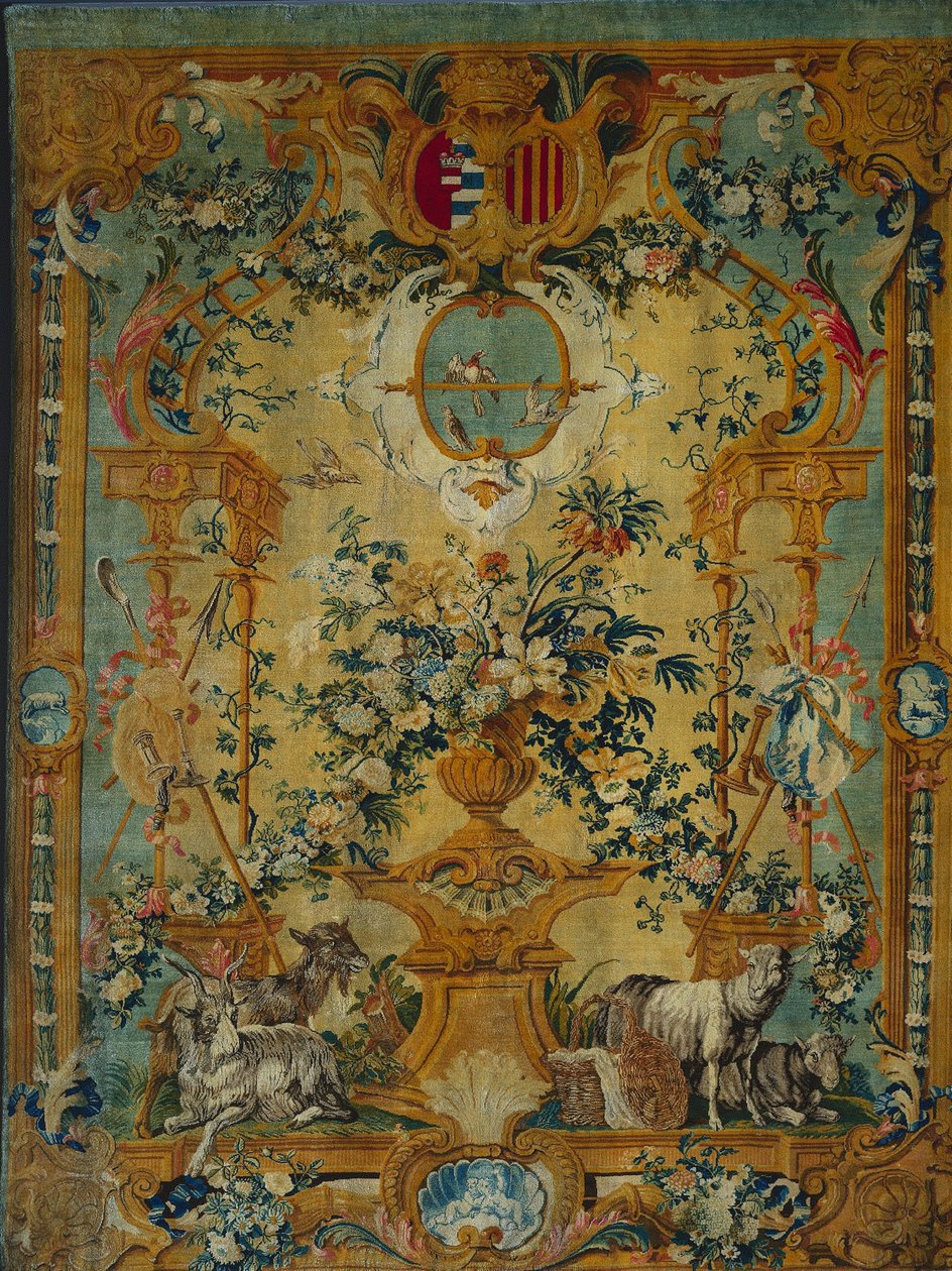 Panel: Wiosna autorstwa Royal Savonnerie Manufactory, Chaillot Workshops