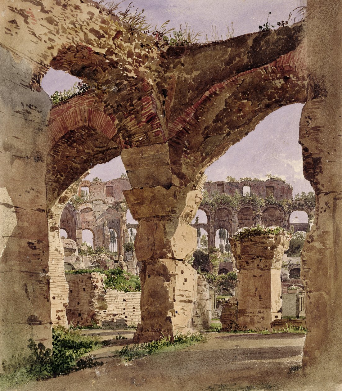 Koloseum, Rzym, 1835 autorstwa Rudolf von Alt