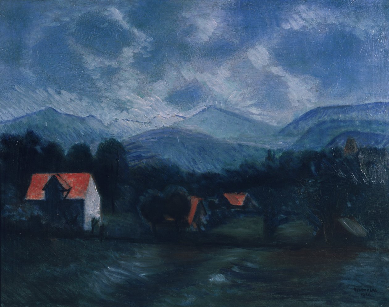 Krajobraz alpejski autorstwa Rudolf Kremlicka
