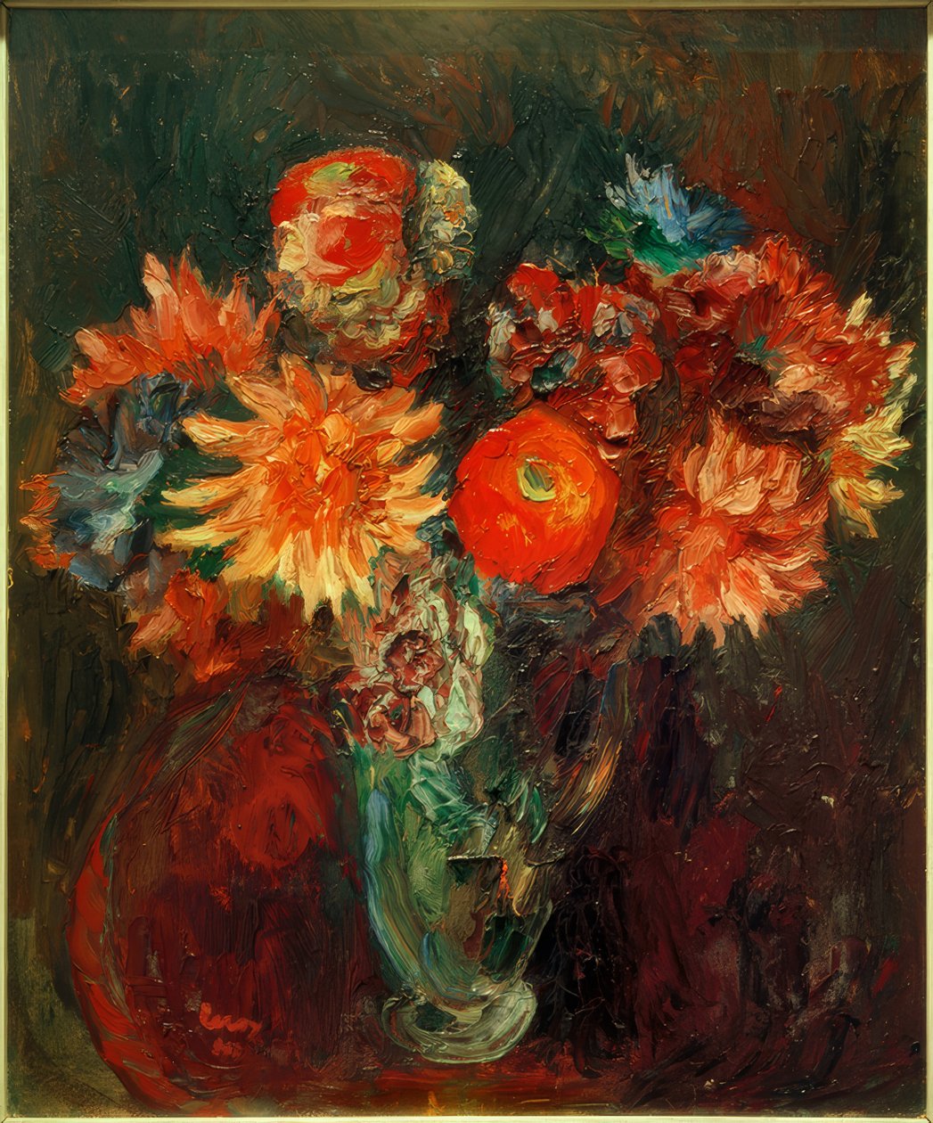 Bukiet dalii autorstwa Rudolf Levy