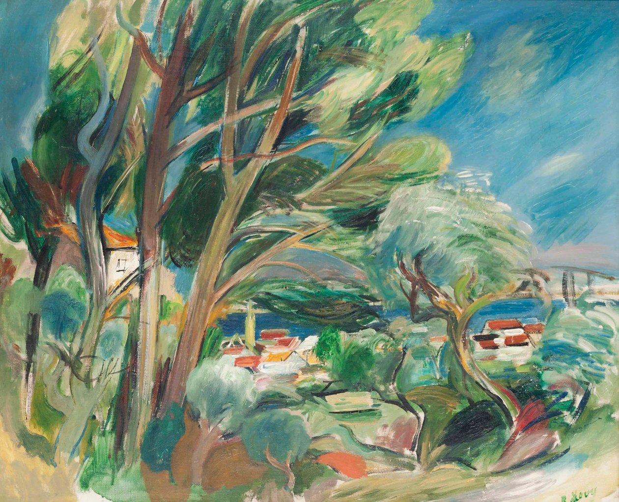 Sanary-sur-Mer, Prowansja autorstwa Rudolf Levy