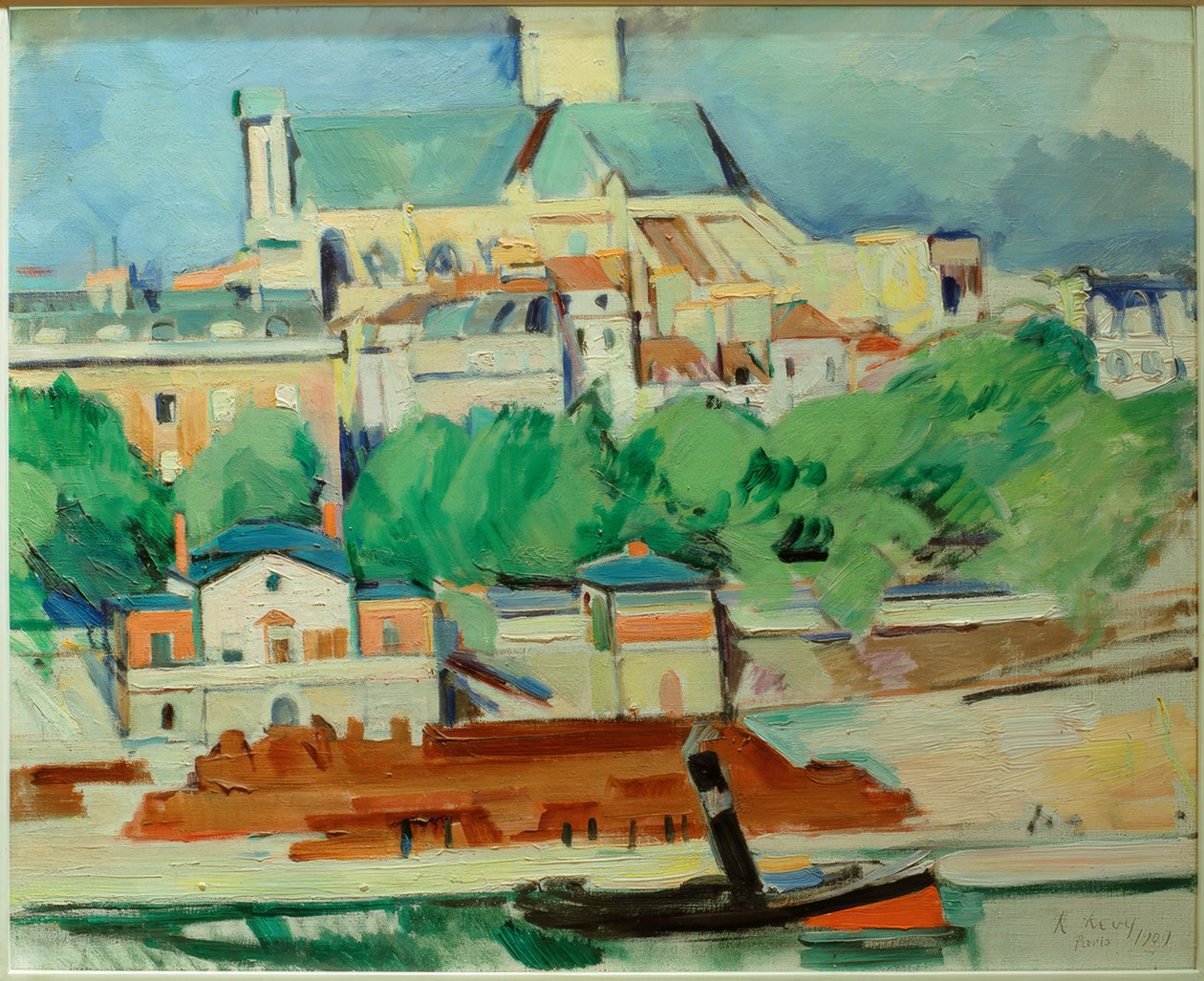 Jego banki w St. Gervais-St. Protais autorstwa Rudolf Levy