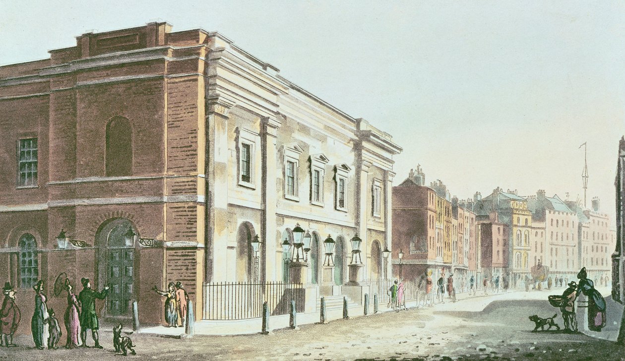 Teatr New Drury Lane, 1812 r. autorstwa Rudolph Ackermann