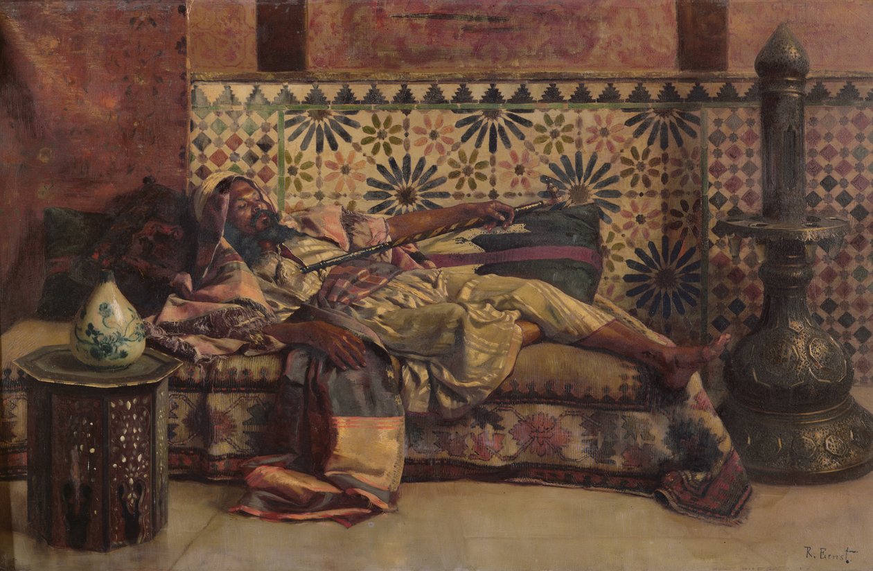 Narghileh autorstwa Rudolphe Ernst