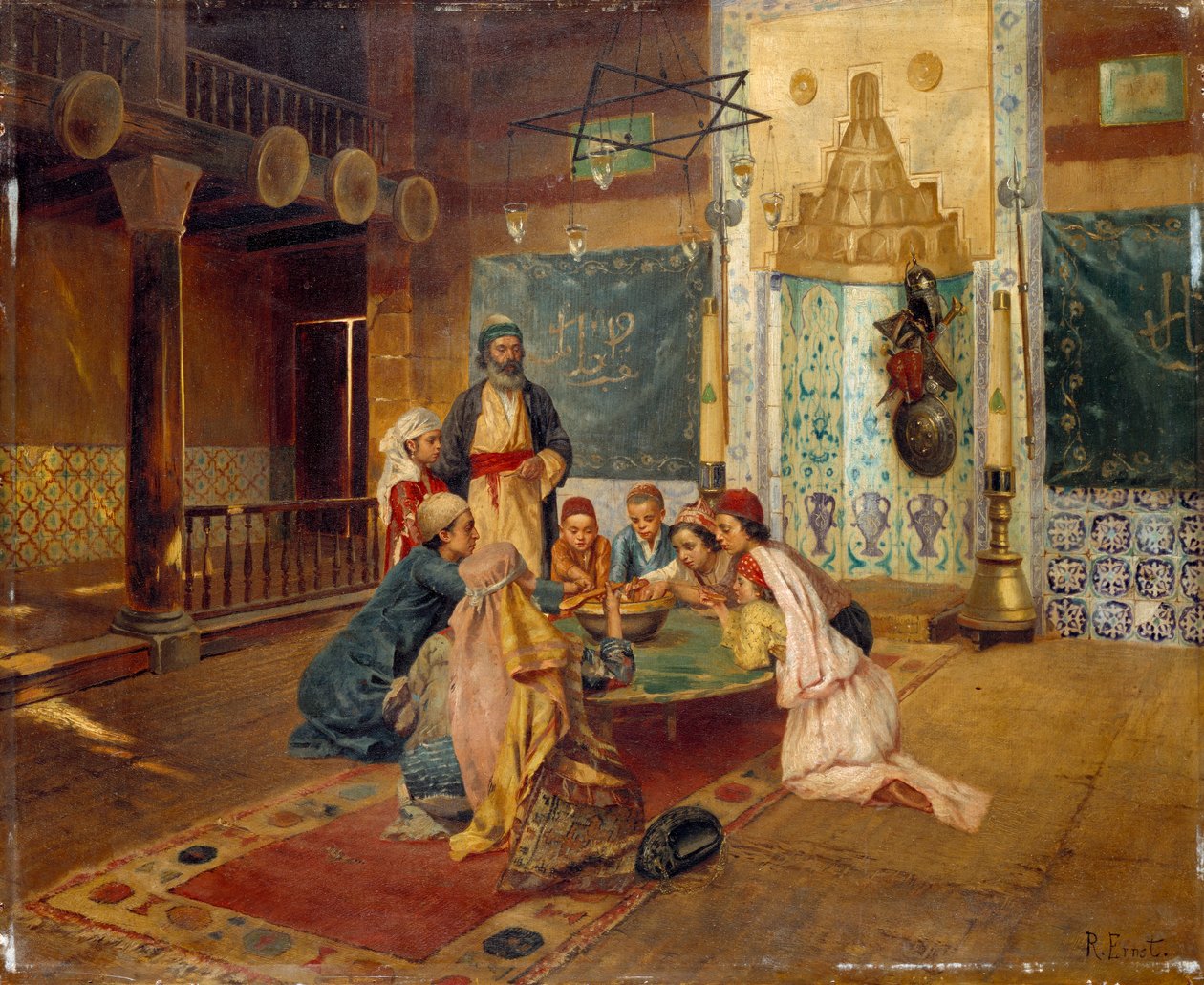 Posiłek wschodni autorstwa Rudolphe Ernst