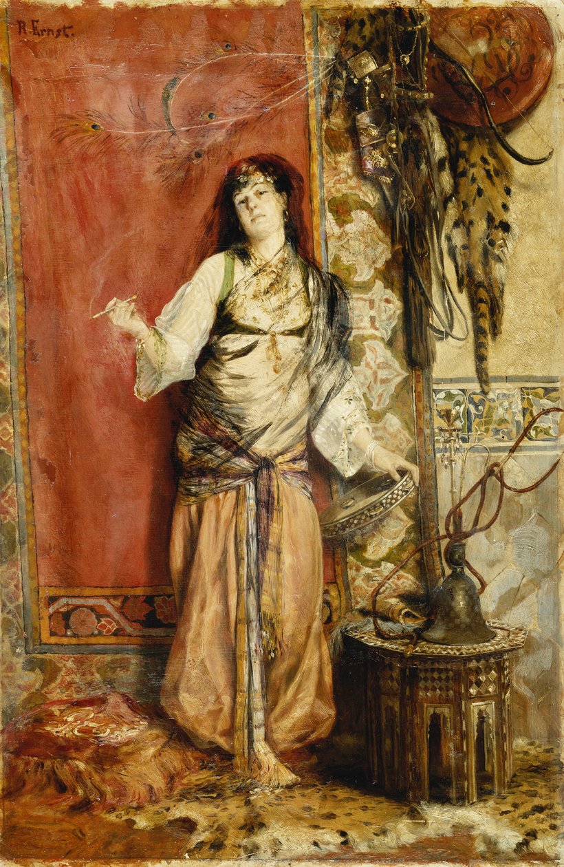 Odaliska, autorstwa Rudolphe Ernst