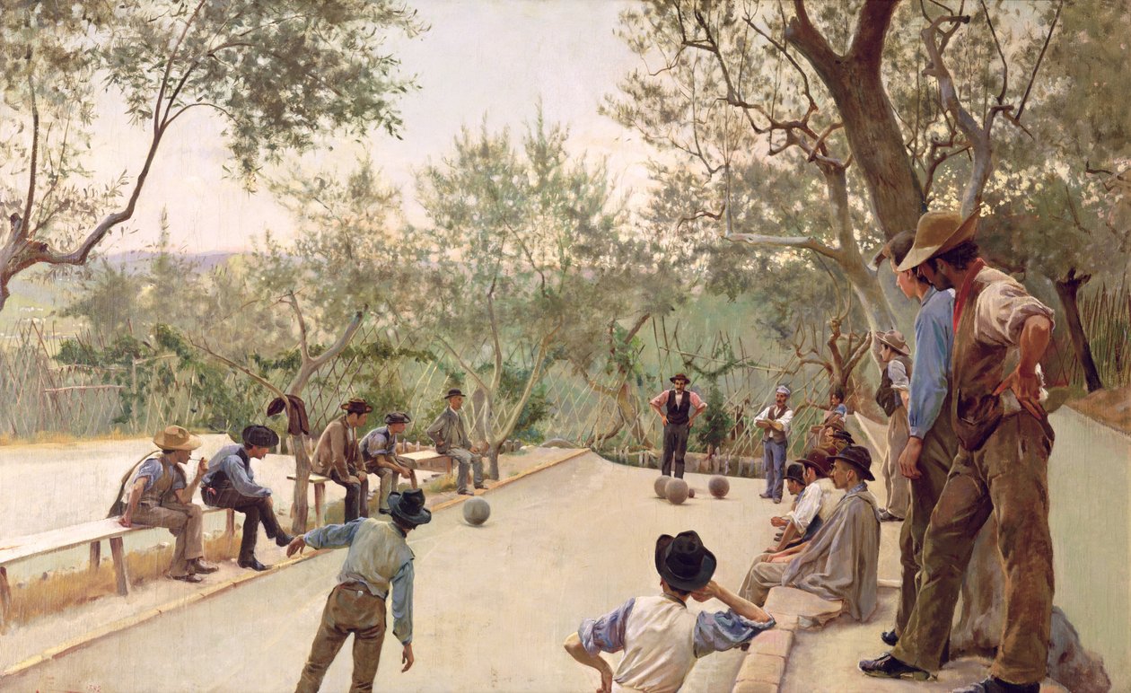 Gracze w bule, 1882 autorstwa Ruggero Focardi