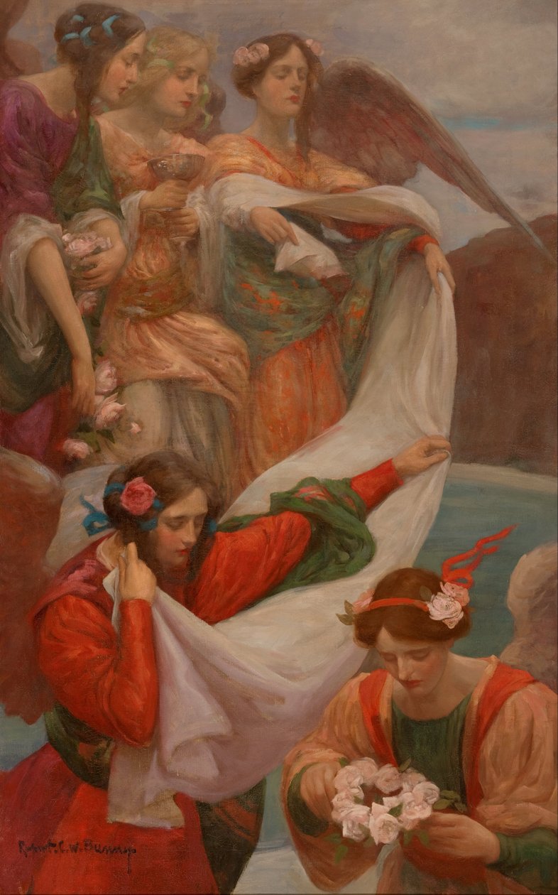 Zstępujące anioły autorstwa Rupert Bunny