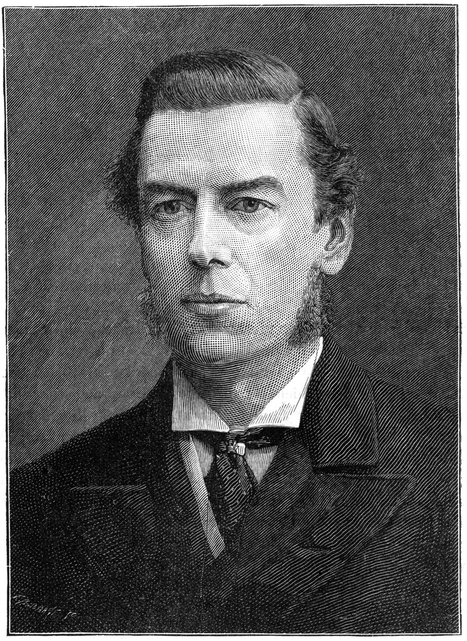 Joseph Chamberlain, brytyjski polityk liberalny, 1900. autorstwa Russell and Sons