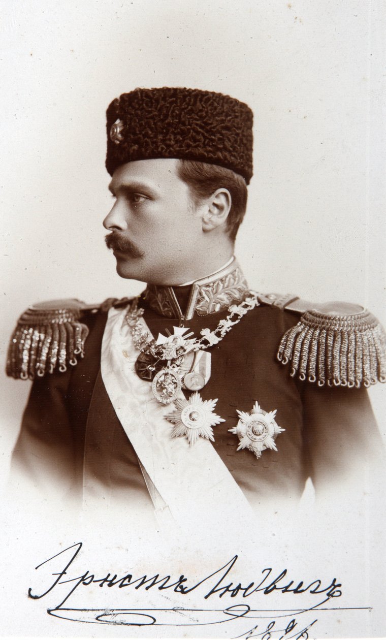 Ernest Louis I Wielki Książę Hesji i Ren autorstwa Russian Photographer