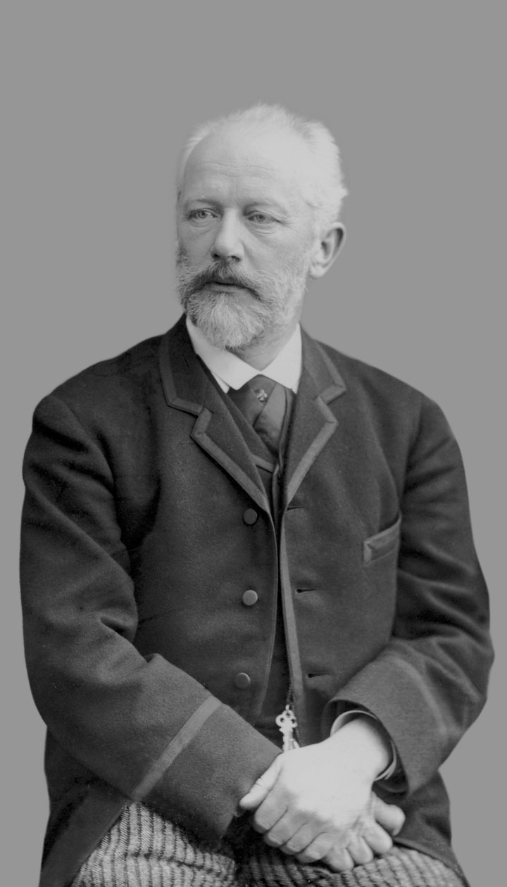 Piotr Iljicz Czajkowski, ok. 1890 r. autorstwa Russian Photographer