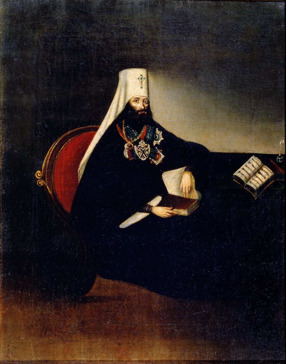 Portret metropolity filareta (1783-1867) autorstwa Russian School