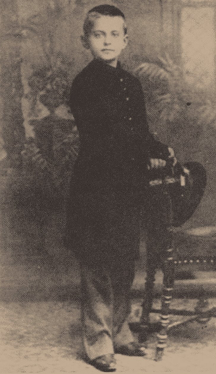 Leon Trocki, 9 lat, 1888 autorstwa Russian Photographer